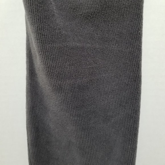 Hue leggings Small corduroy ribbed rib wale elastic pull on waist back pockets - Picture 10 of 13